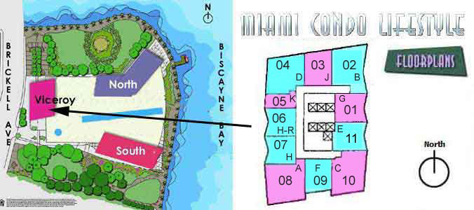 Keyplan 1 for Icon Brickell Three W Miami 