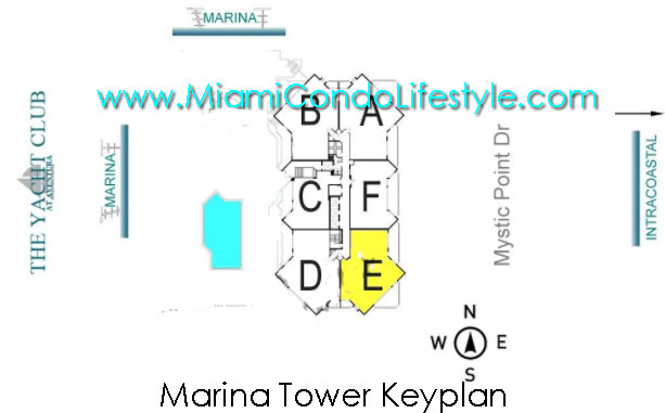Keyplan 1 for Marina Tower