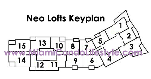 Keyplan 1 for Neo Lofts
