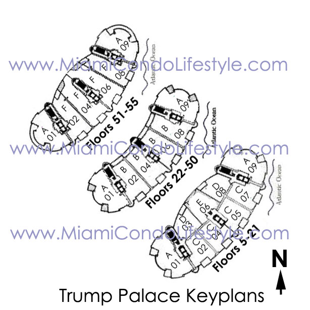 Keyplan 1 for Trump Palace