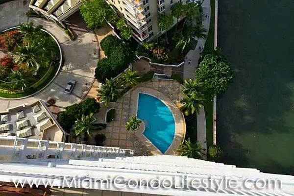 Courts at Brickell Key Aerial View