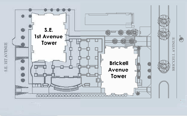 1060 Brickell Avenue Condos - Keyplan