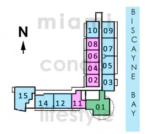 1800 Club Condos - Keyplan
