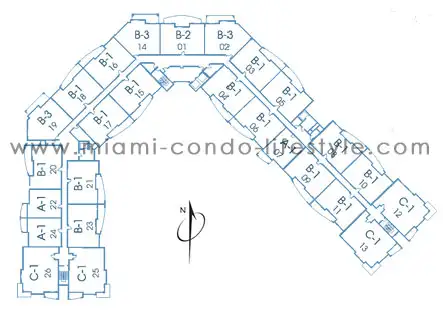 360 Condos - Keyplan