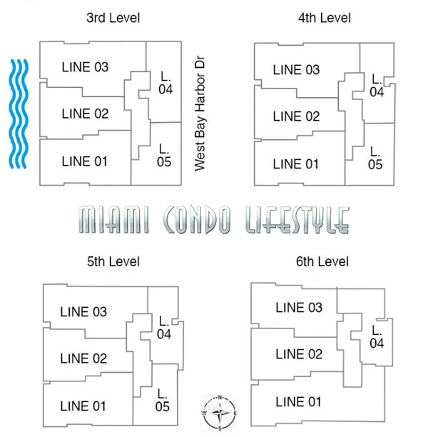 Keyplan 1 for 9900 West Bay Harbor