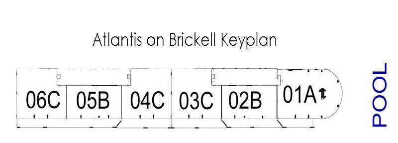 Keyplan 1 for Atlantis on Brickell
