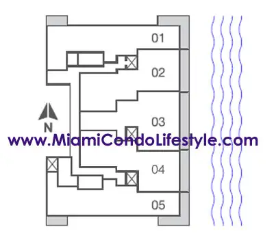 Bay House Condos - Keyplan