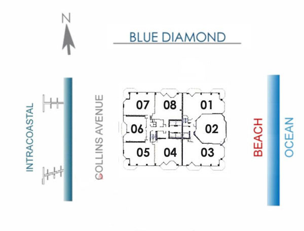 Keyplan 1 for Blue Diamond