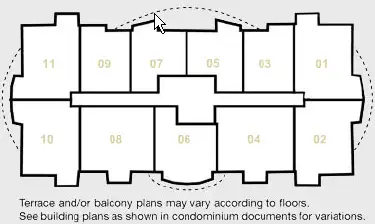 Brickell on the River Condos - Keyplan (1 - 11)