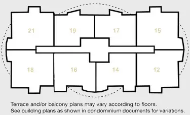 Brickell on the River Condos - Keyplan (12 - 21)