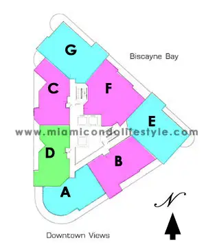 Bridgewater Condos - Keyplan