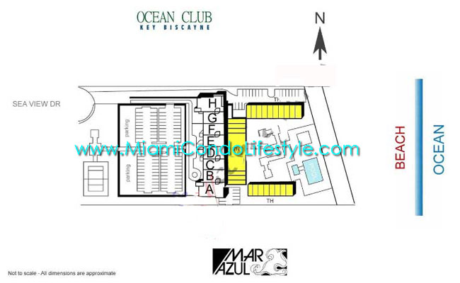 Keyplan 1 for Casa del Mar