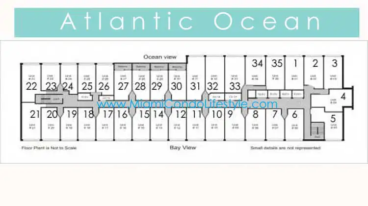Castle Beach Club - Keyplan