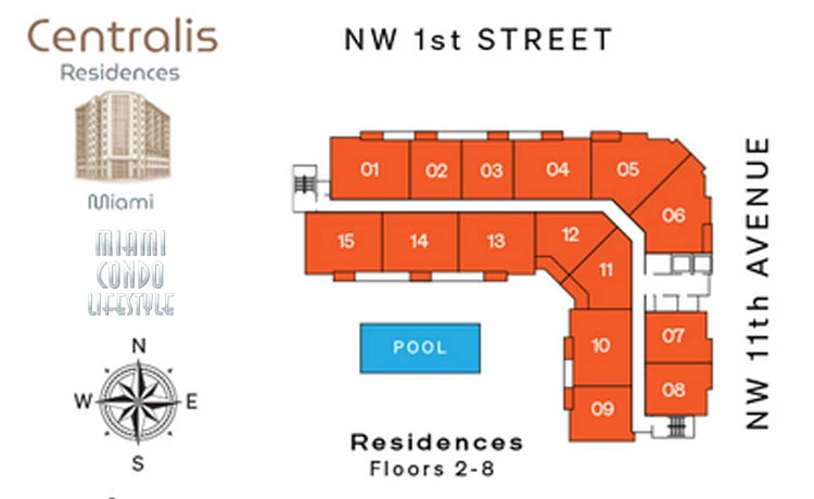 Keyplan 1 for Centralis Residences