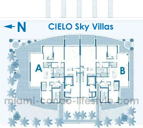 Cielo Sky Villas - Keyplan