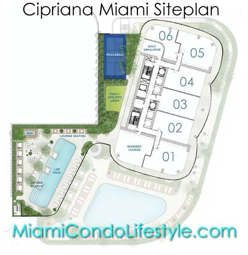 Keyplan 1 for Cipriani Residences Miami