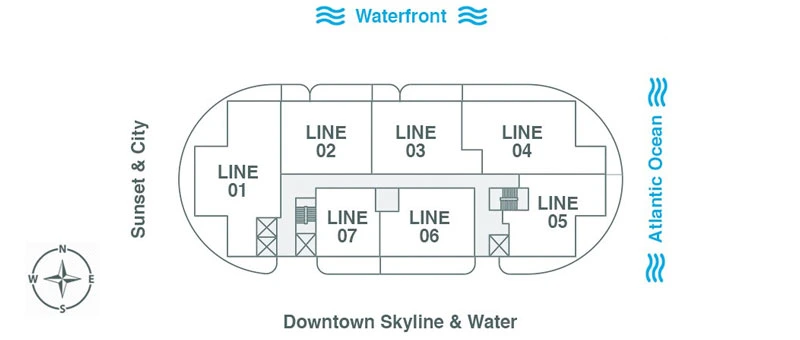 Keyplan 1 for Continuum Club & Residences