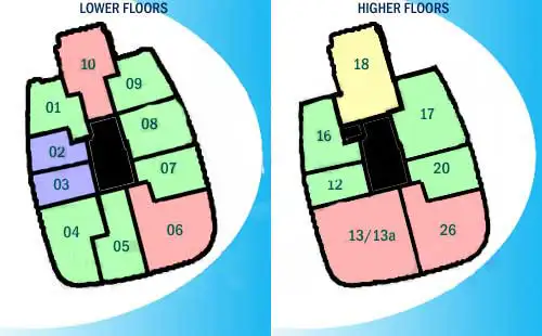 Continuum Condos - Keyplan