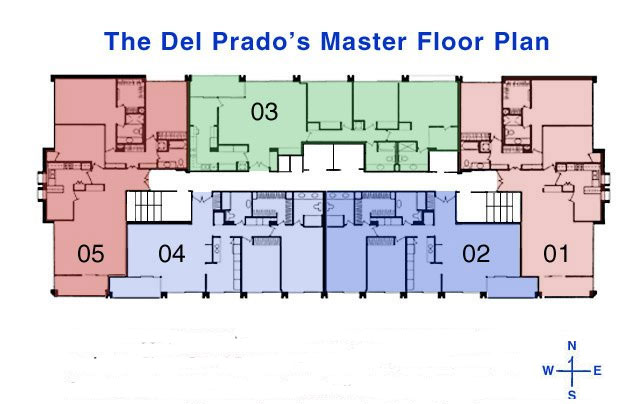 Keyplan 1 for Del Prado