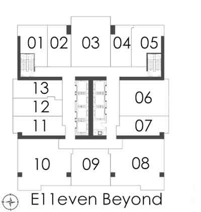 Keyplan 1 for E11EVEN Beyond