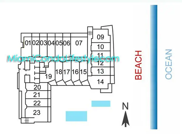 Fontainebleau-III Condos - Keyplan