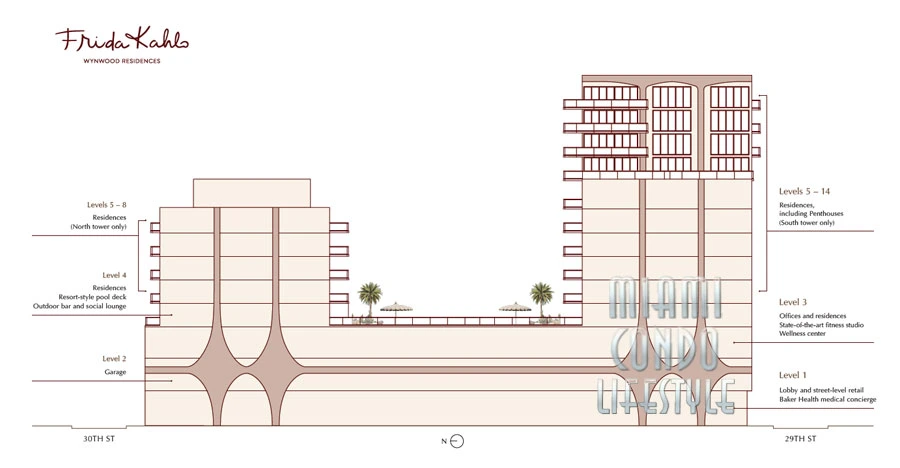 Keyplan 1 for Frida Kahlo Residences