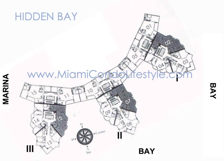 Keyplan 1 for Hidden Bay
