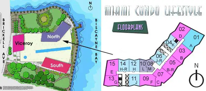 ICON Brickell Condos - Keyplan