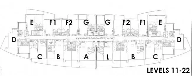 Ivy at Riverfront Condos - Keyplan