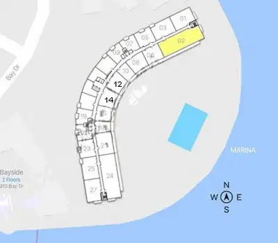 King Cole Miami Beach Condos - Keyplan