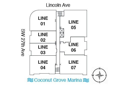 Keyplan 1 for Lincoln Coconut Grove