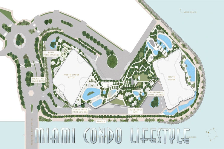 Keyplan 1 for Mandarin Oriental Residences
