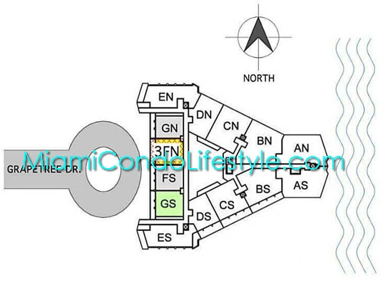 Keyplan 1 for Mar Azul