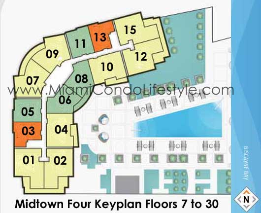 Keyplan 1 for Midtown Four