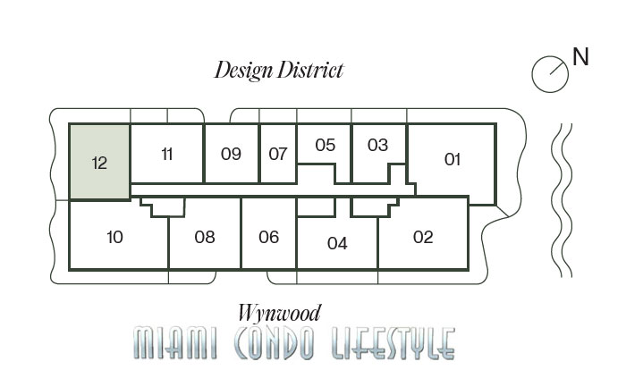 Keyplan 1 for Midtown Park Residences