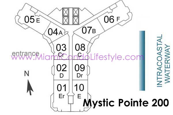 Keyplan 1 for Mystic Pointe 200
