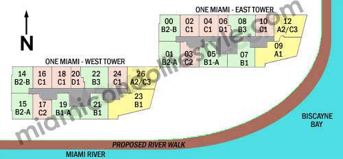Keyplan 1 for One Miami