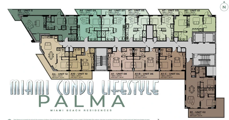 Keyplan 1 for PALMA Residences