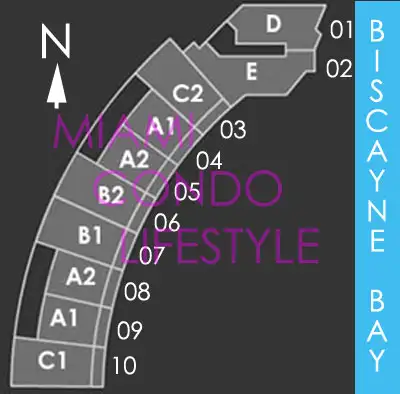 Paramount Bay Condos - Keyplan