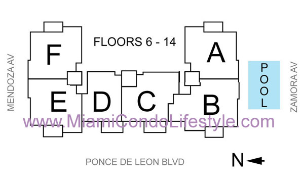 Keyplan 1 for Ponce de Leon