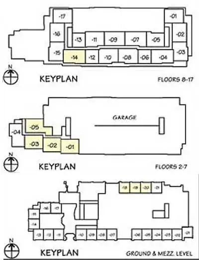 Puerta de Palmas Condos - Keyplan