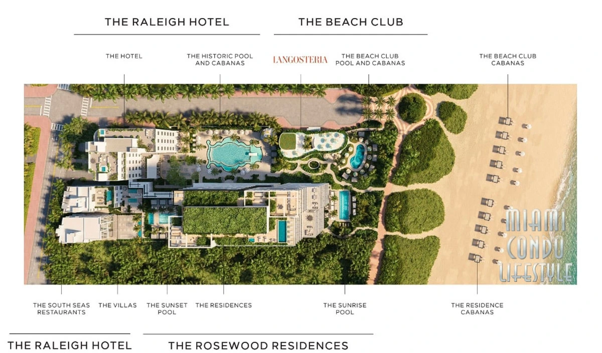 Keyplan 1 for Raleigh South Beach