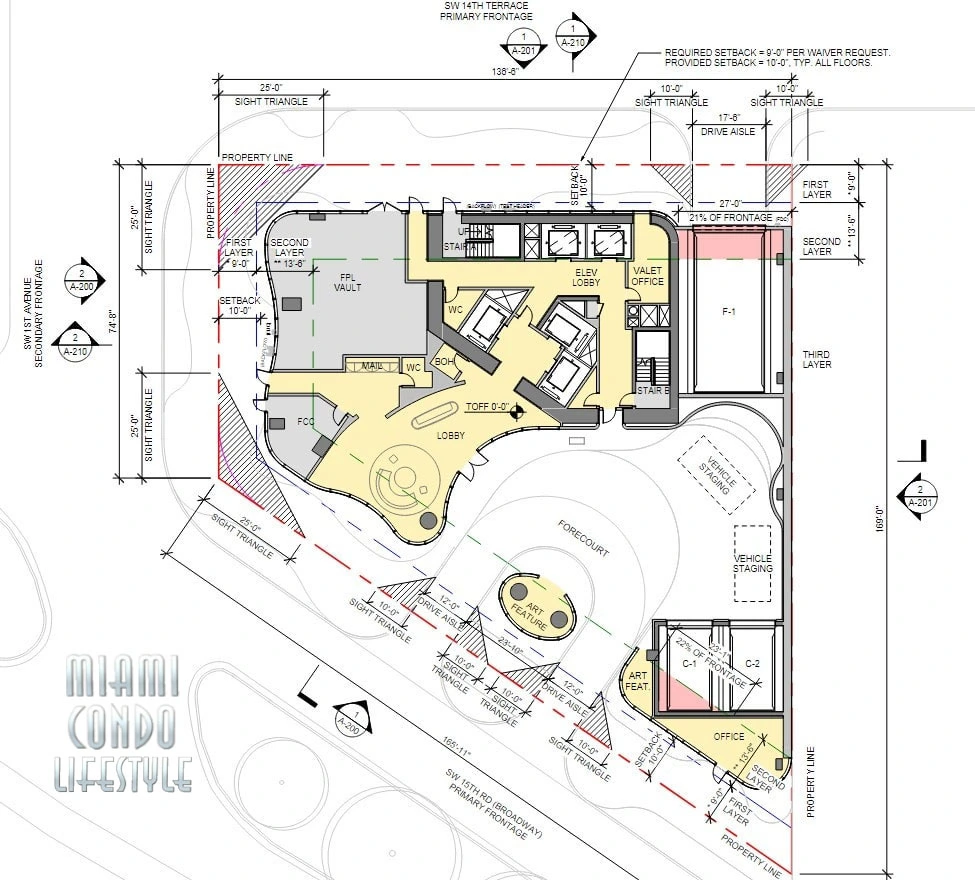 Keyplan 1 for Seven Broadway