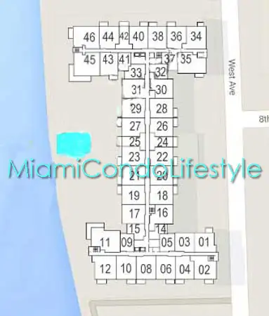 South Bay Club South Bay Club Beach Condos - Keyplan