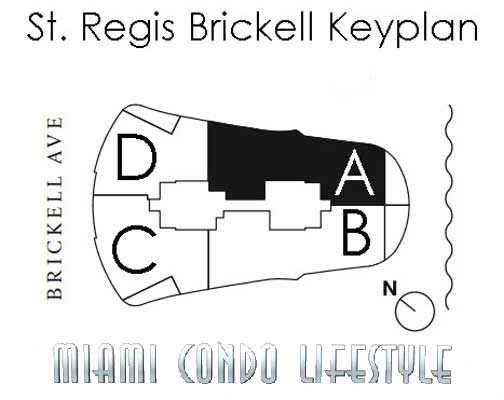 Keyplan 2 for St. Regis Brickell Residences