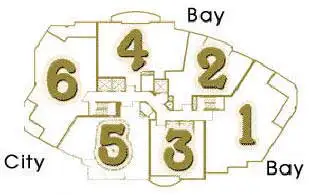 Tequesta Point Three Condos - Keyplan