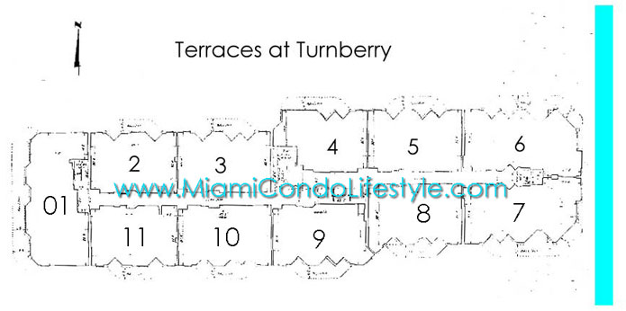 Keyplan 1 for Terraces at Turnberry