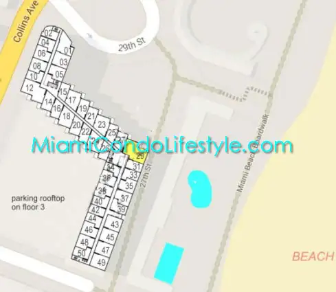 Triton Towers Condos - Keyplan