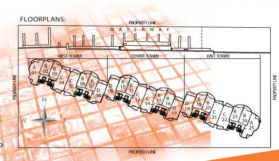 Uptown Marina Lofts Condos Keyplan