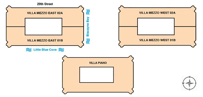 Villa Miami Edgewater Beach Condos - Keyplan